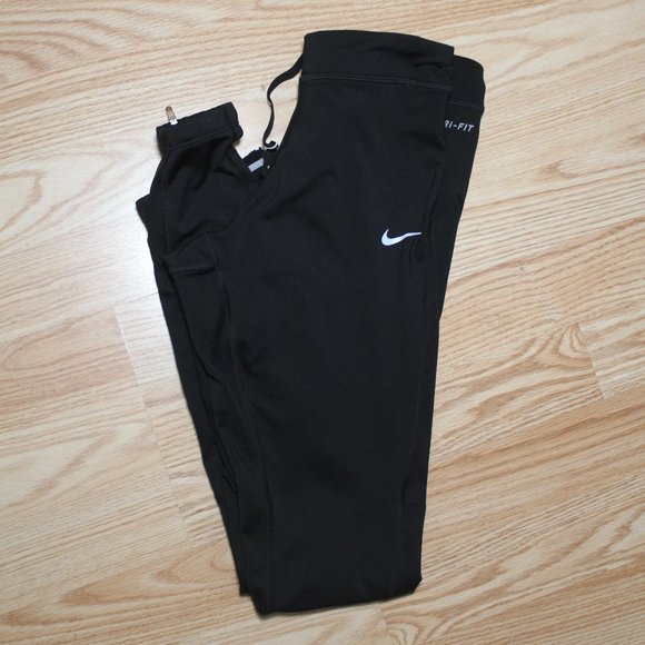 Nike Pants - Nike Dri Fit Active Ankle Leggings W Zippers SZ XS